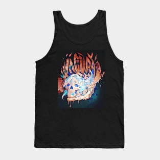 Skull Girl (red/blue skull) Tank Top